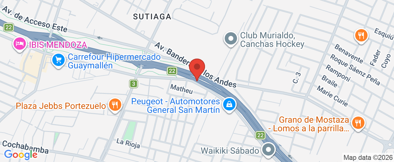 Mapa de la ubicación