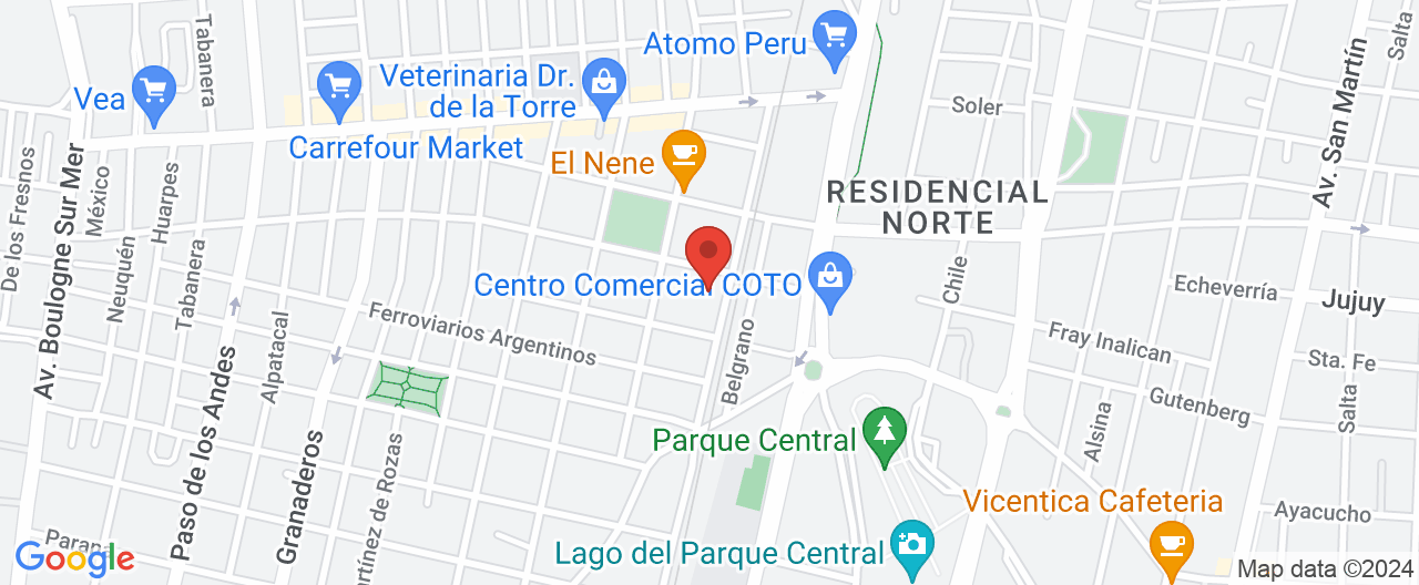 Mapa de la ubicación