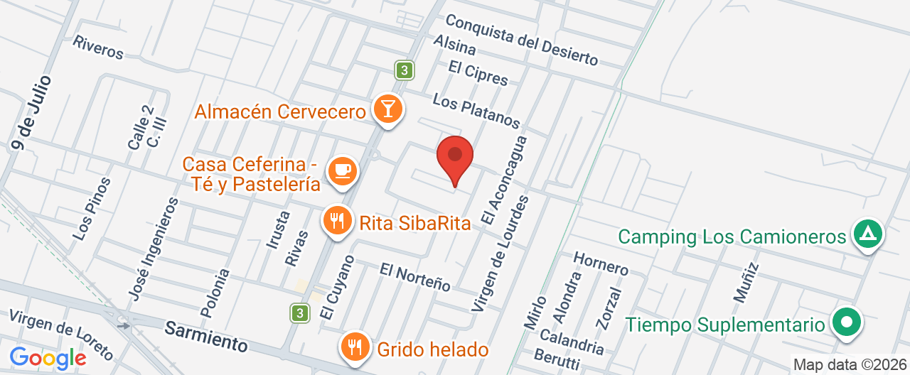 Mapa de la ubicación