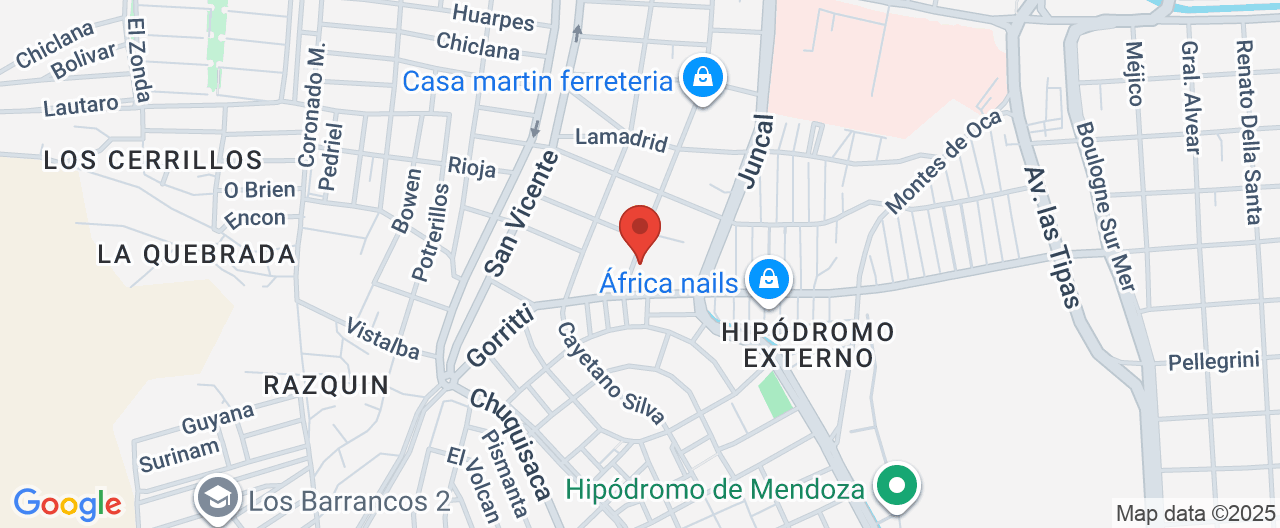 Mapa de la ubicación