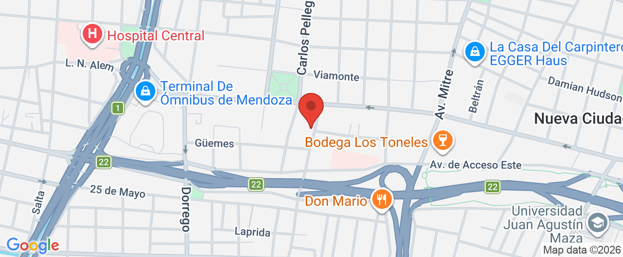 Mapa de la ubicación