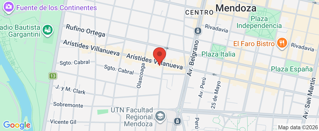 Mapa de la ubicación