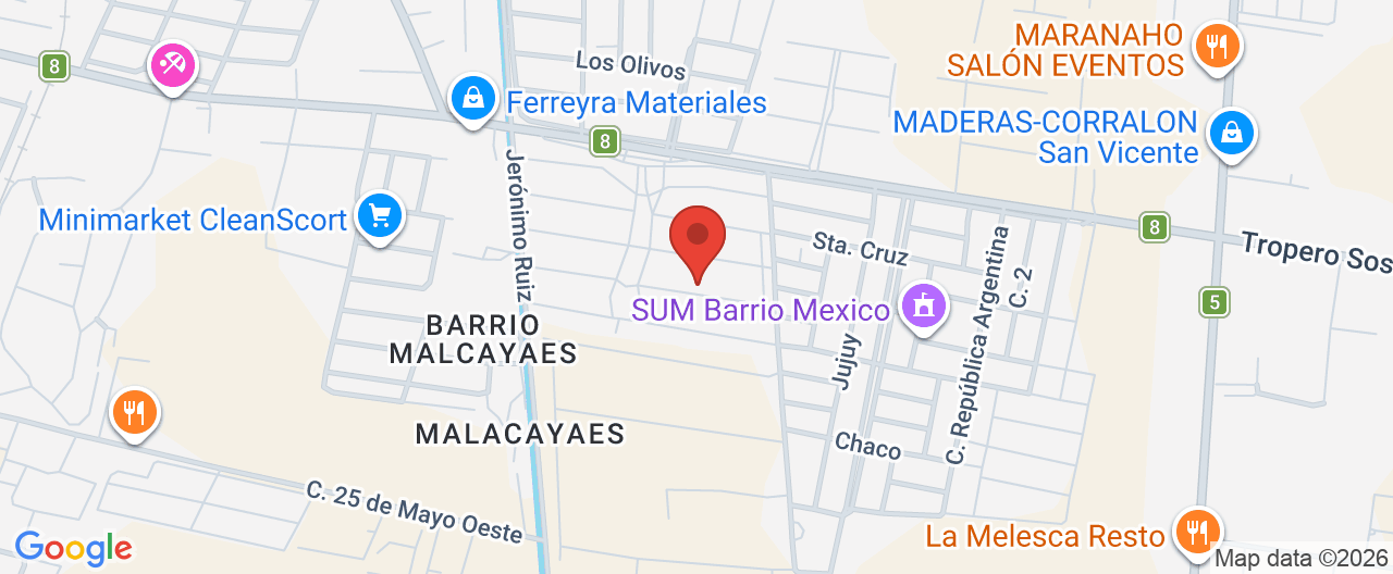 Mapa de la ubicación