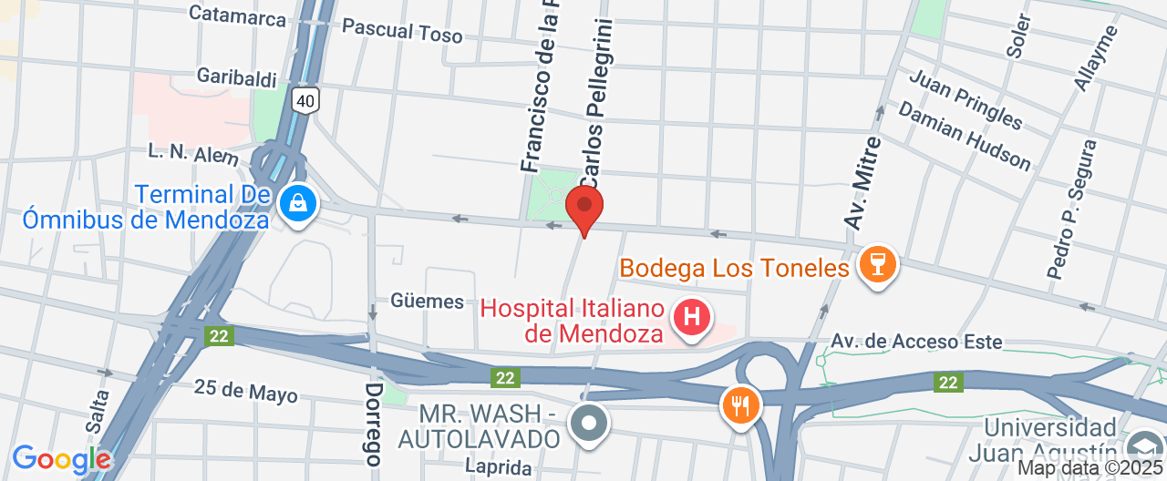 Mapa de la ubicación
