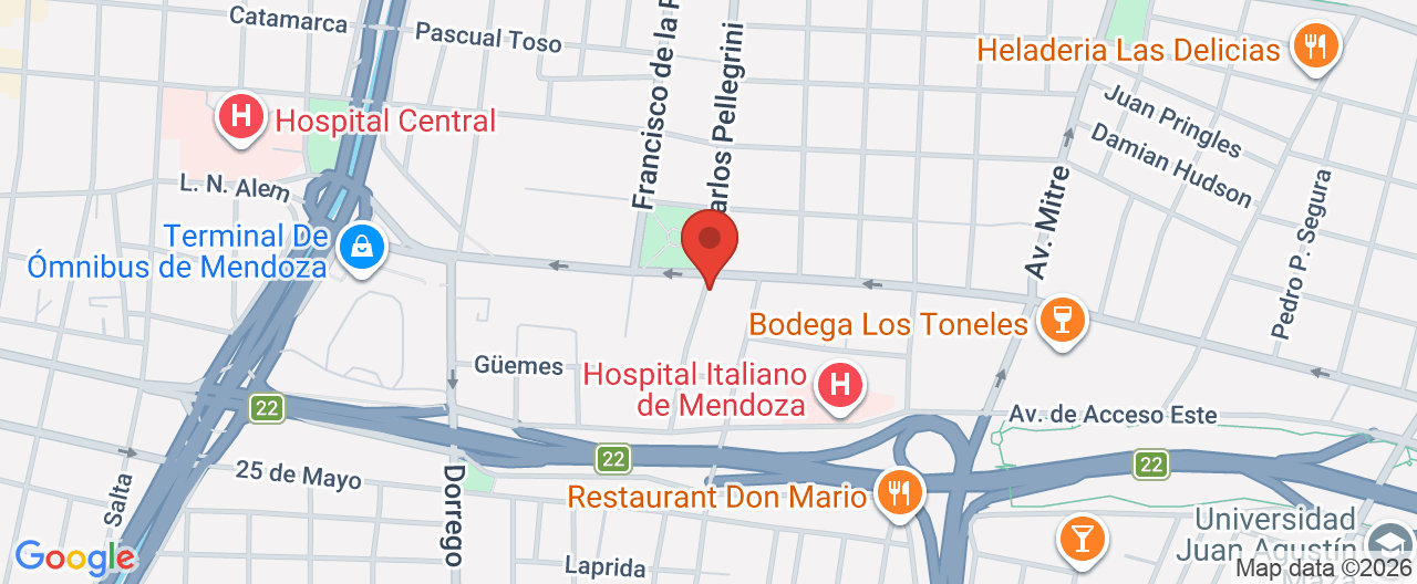 Mapa de la ubicación