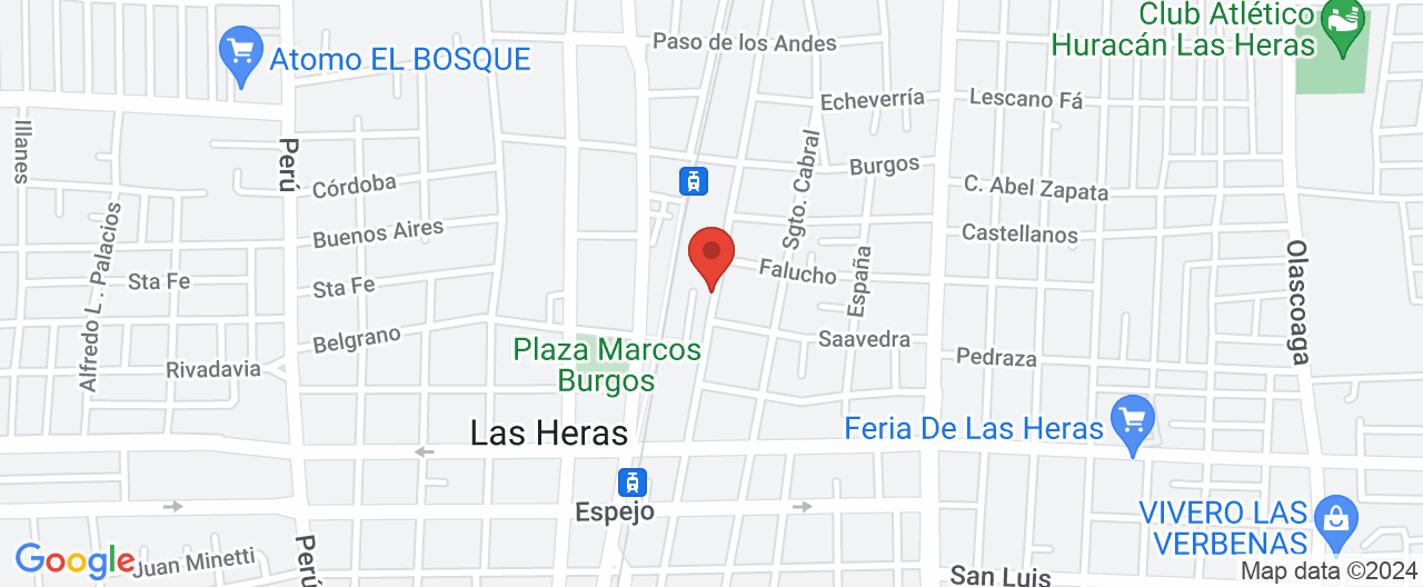 Mapa de la ubicación