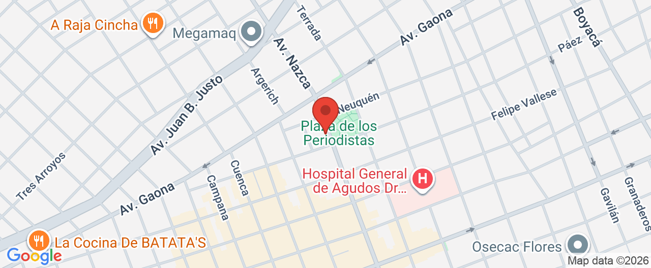 Mapa de la ubicación