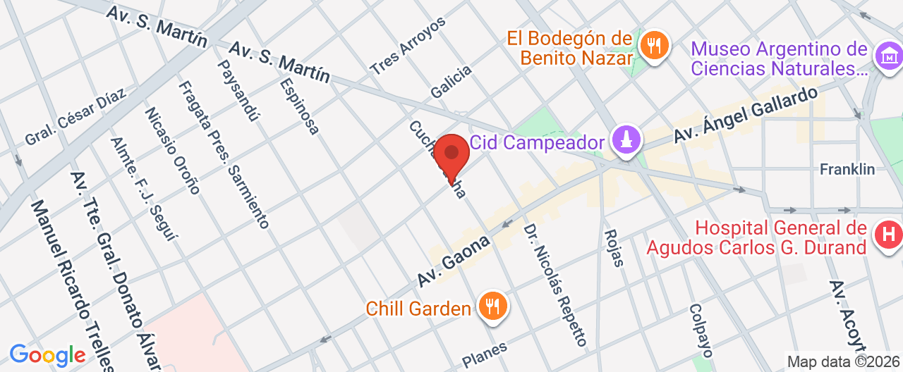 Mapa de la ubicación