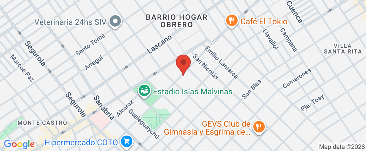 Mapa de la ubicación