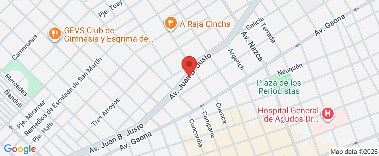 Mapa de la ubicación