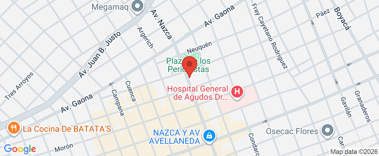 Mapa de la ubicación