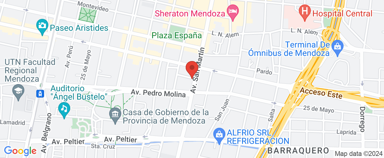 Mapa de la ubicación