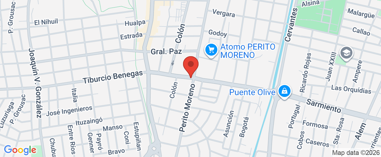 Mapa de la ubicación