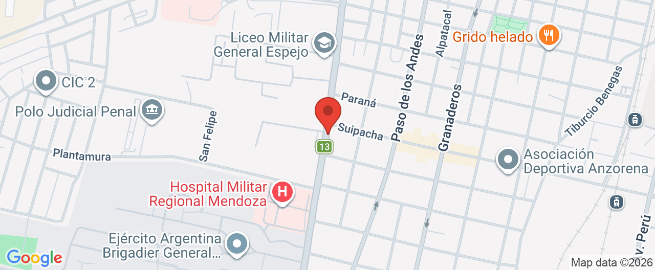 Mapa de la ubicación