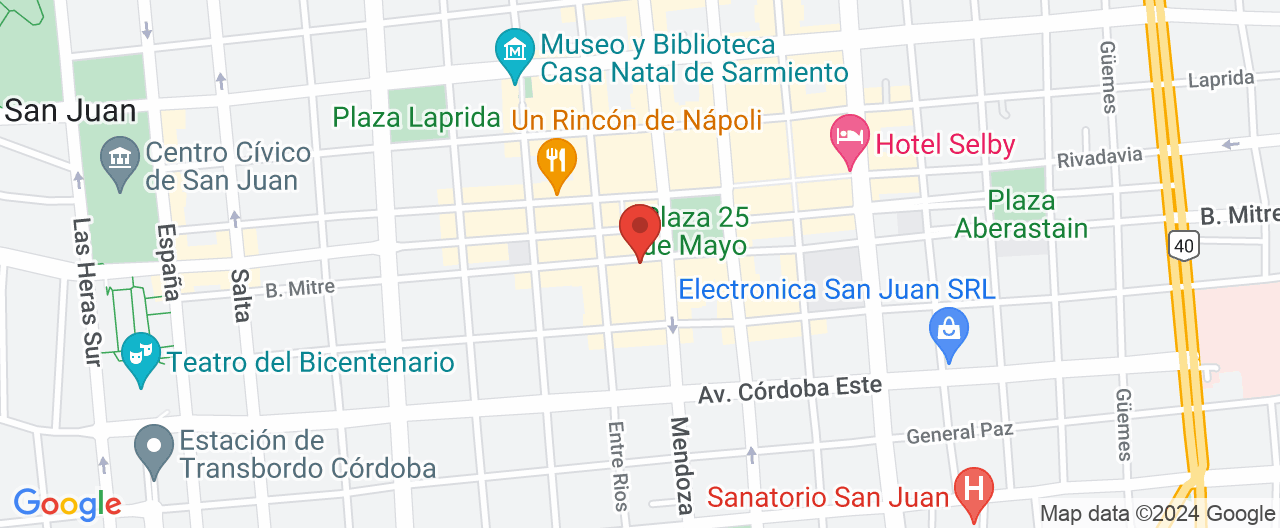 Mapa de la ubicación