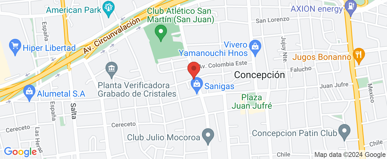 Mapa de la ubicación