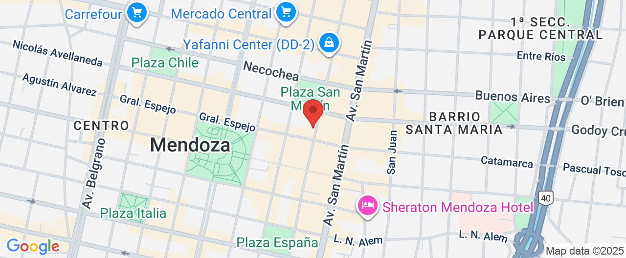 Mapa de la ubicación