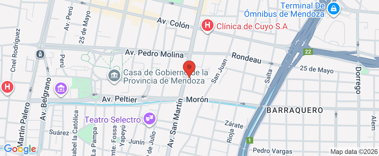 Mapa de la ubicación