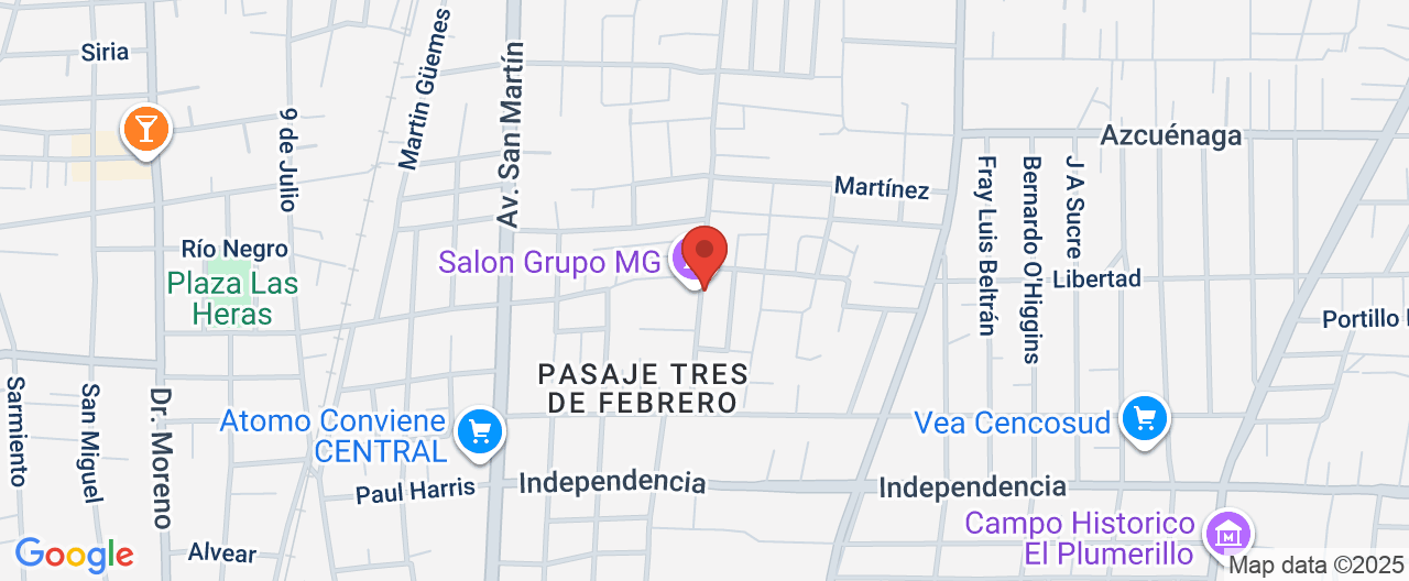 Mapa de la ubicación