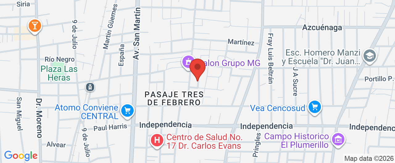 Mapa de la ubicación