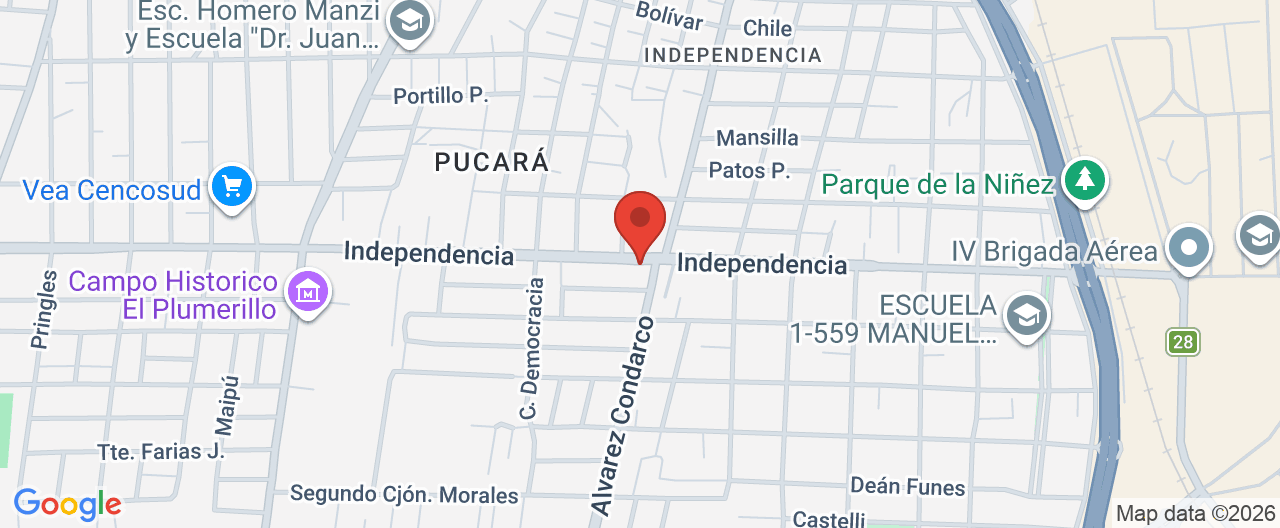 Mapa de la ubicación