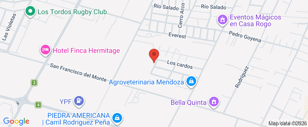 Mapa de la ubicación