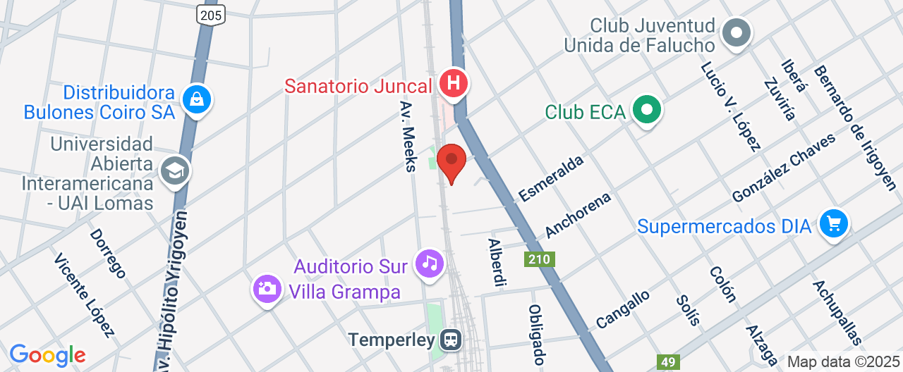Mapa de la ubicación