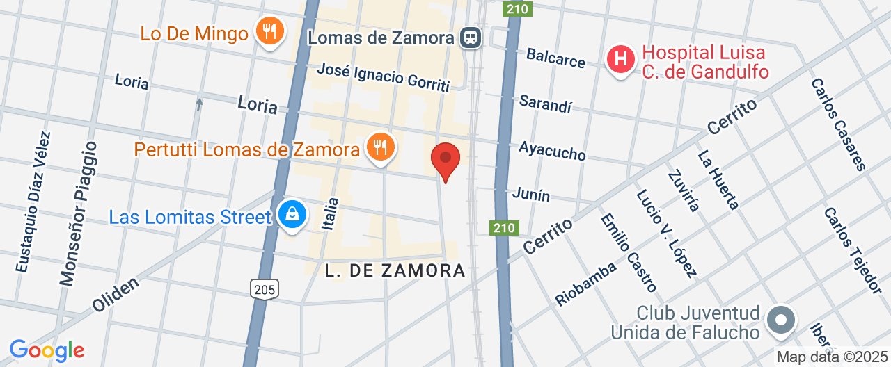 Mapa de la ubicación