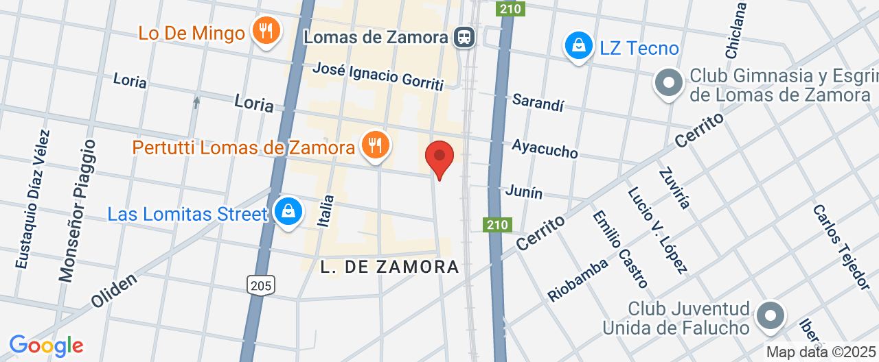 Mapa de la ubicación
