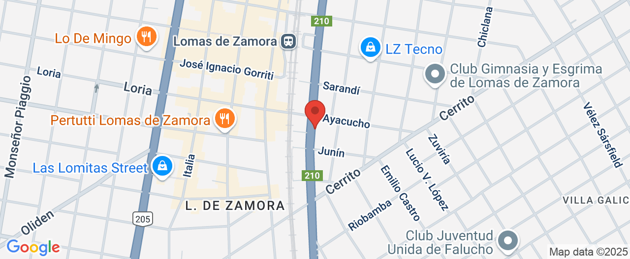Mapa de la ubicación