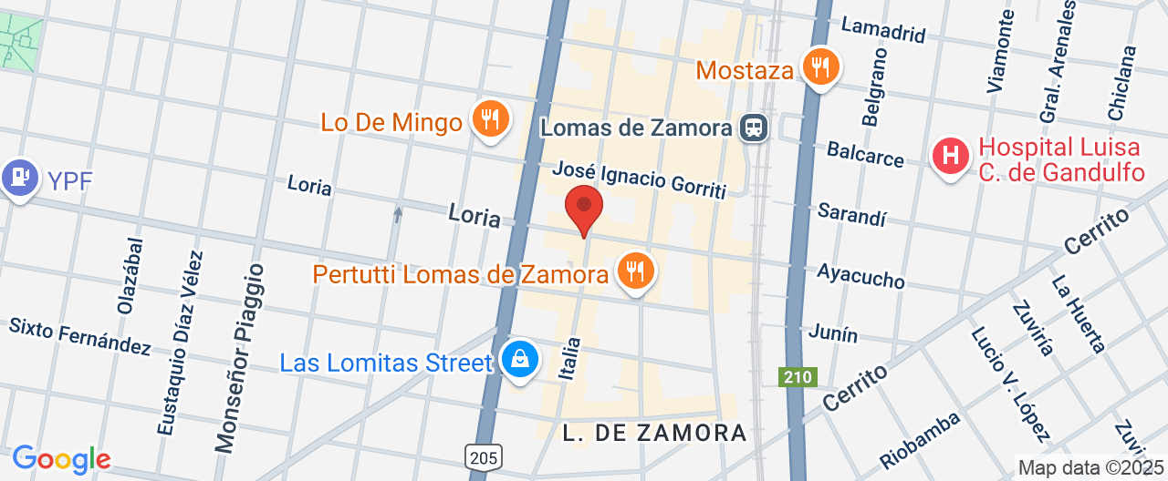Mapa de la ubicación