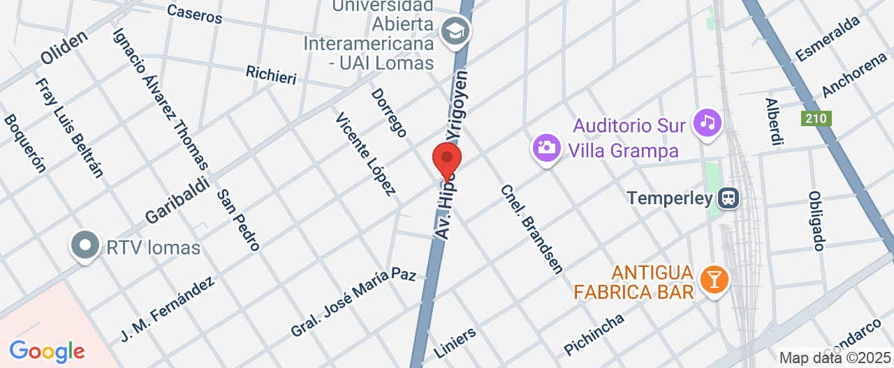 Mapa de la ubicación