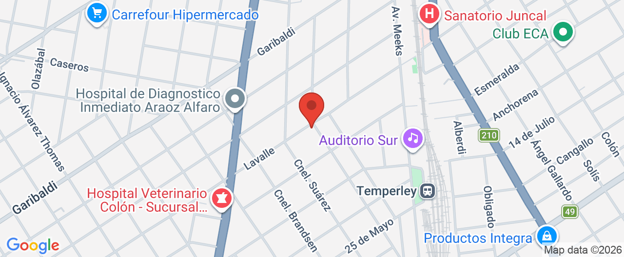 Mapa de la ubicación