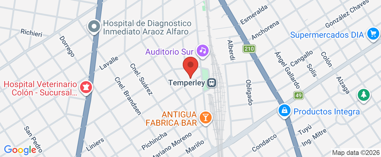 Mapa de la ubicación