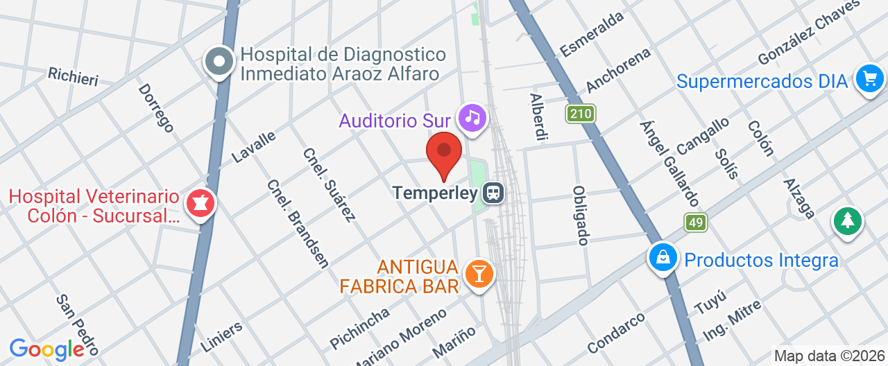 Mapa de la ubicación