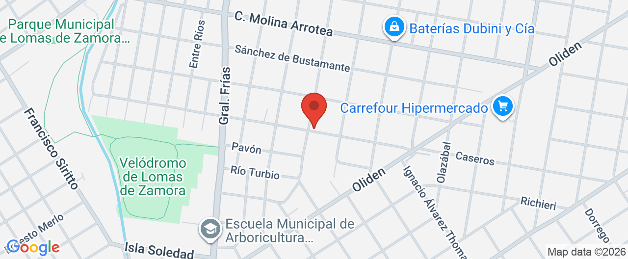 Mapa de la ubicación