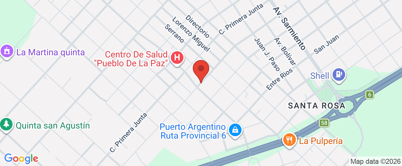Mapa de la ubicación