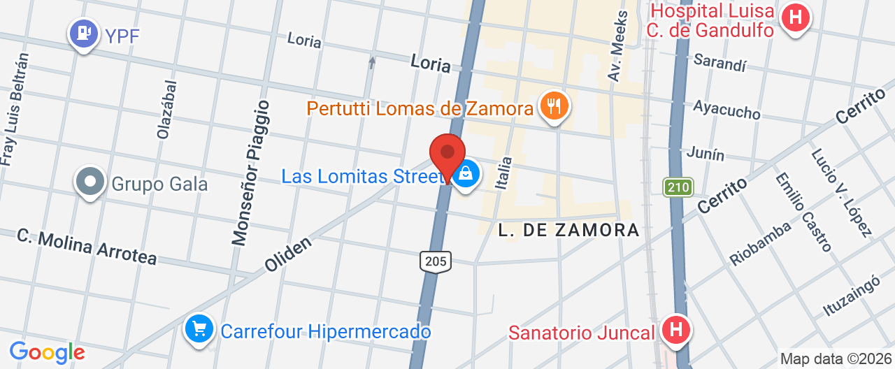 Mapa de la ubicación