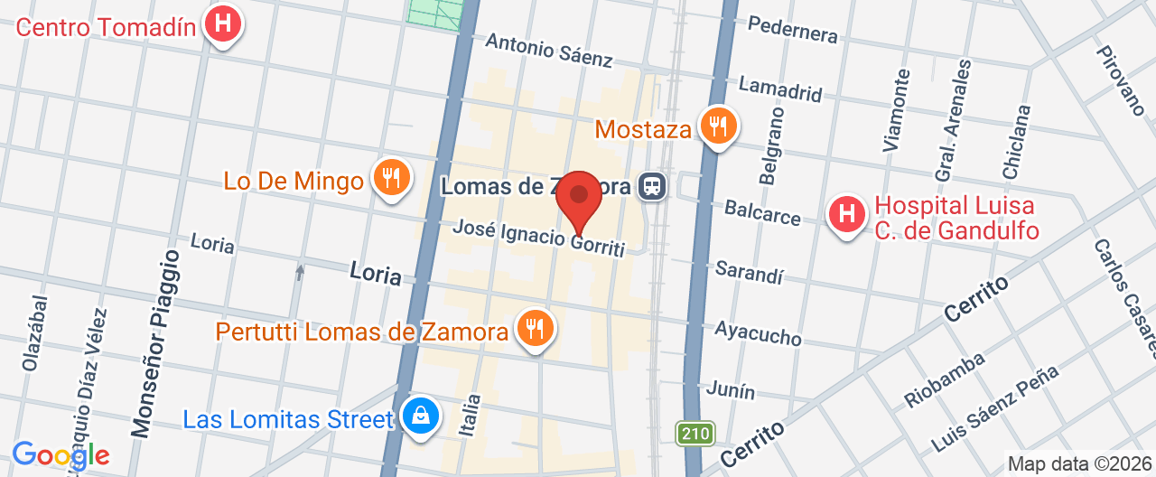 Mapa de la ubicación