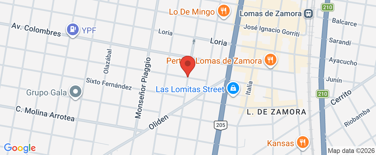 Mapa de la ubicación