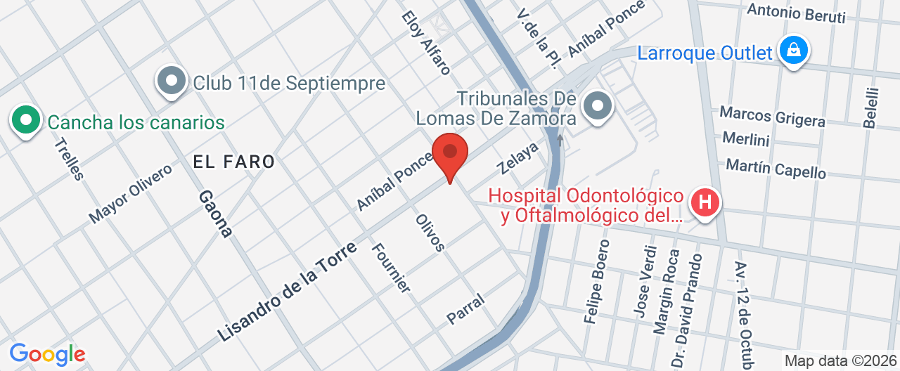 Mapa de la ubicación