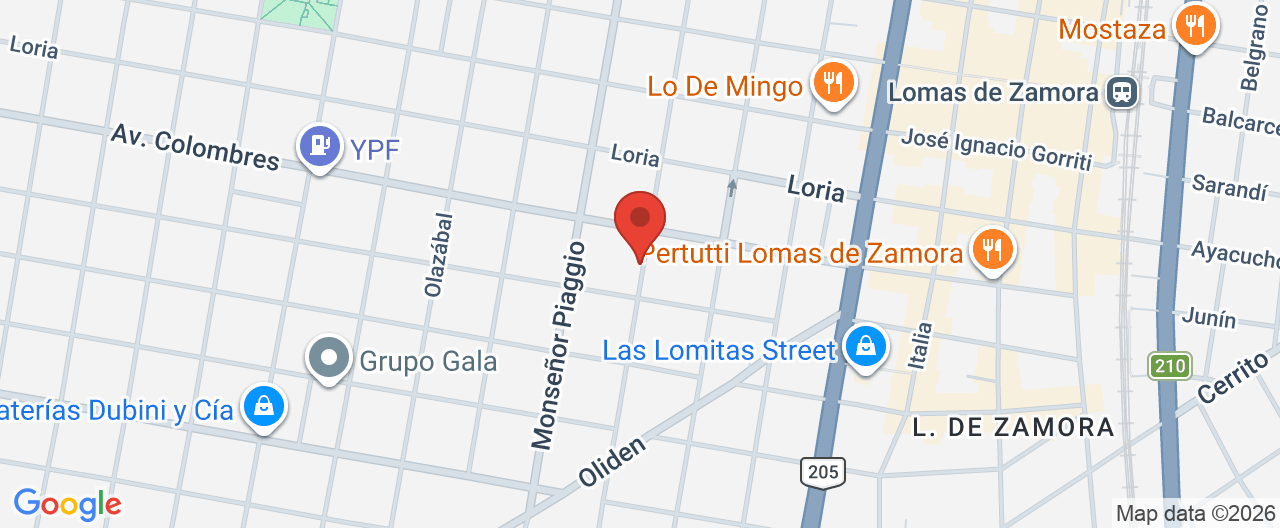 Mapa de la ubicación