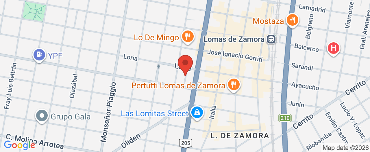 Mapa de la ubicación