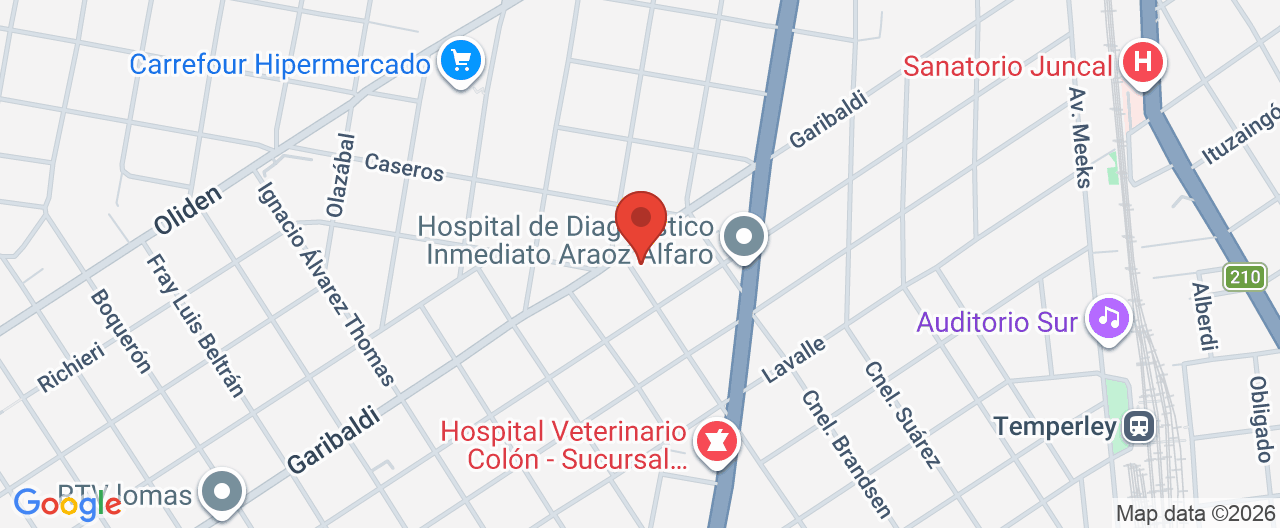 Mapa de la ubicación