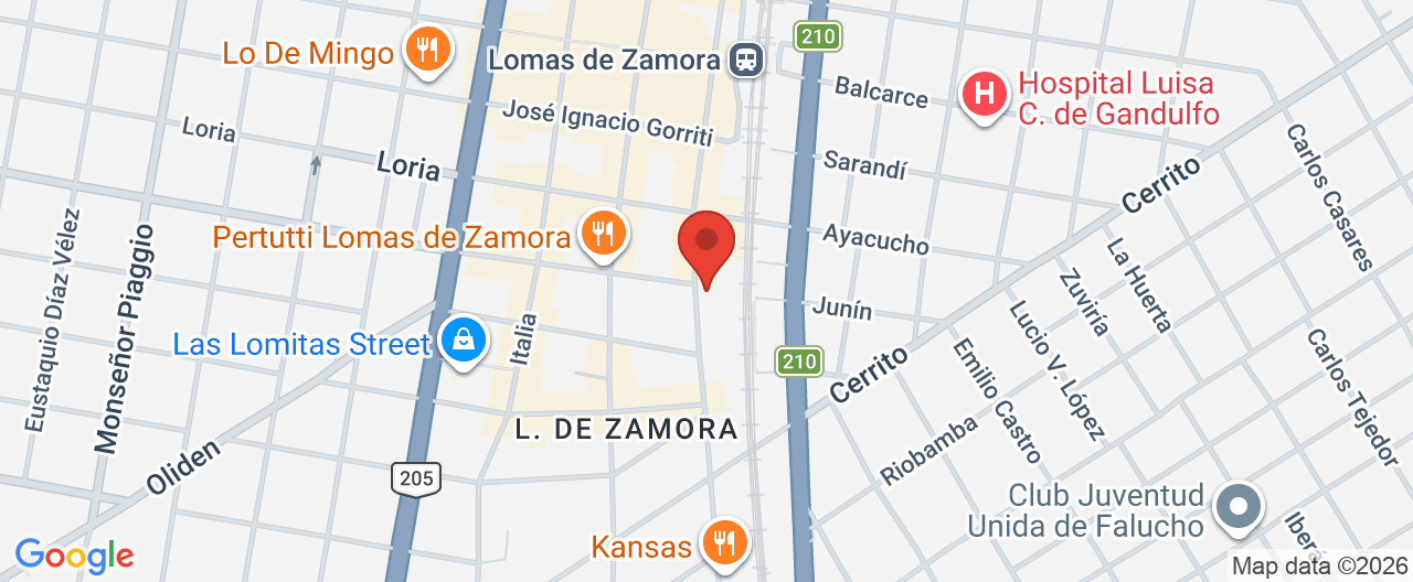 Mapa de la ubicación