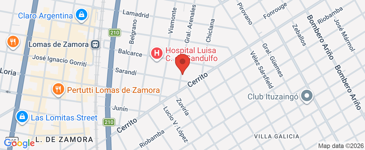 Mapa de la ubicación