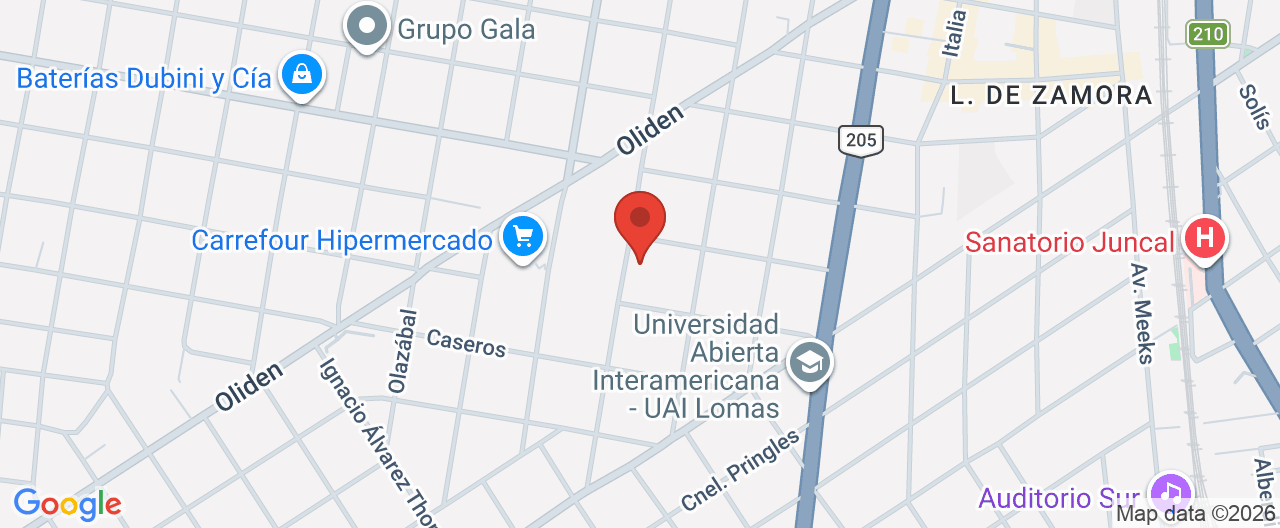Mapa de la ubicación