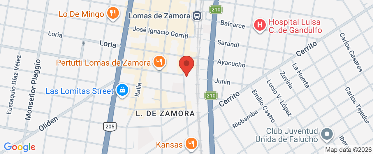 Mapa de la ubicación