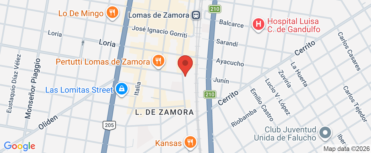 Mapa de la ubicación