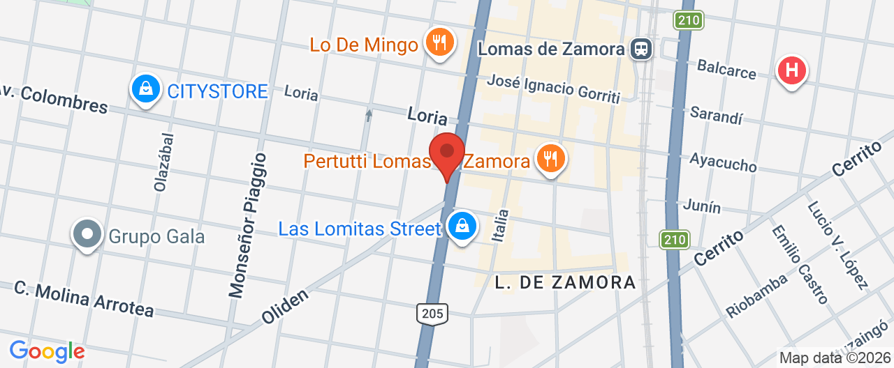 Mapa de la ubicación